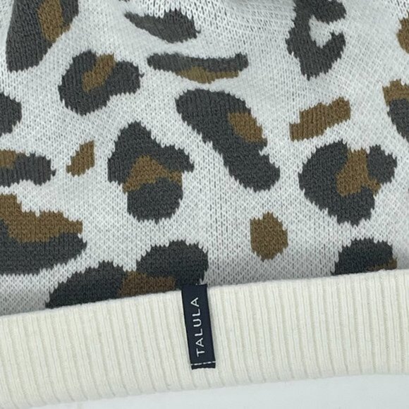 TALULA Aritzia Leopard Print Knit Beanie - Picture 5 of 8
